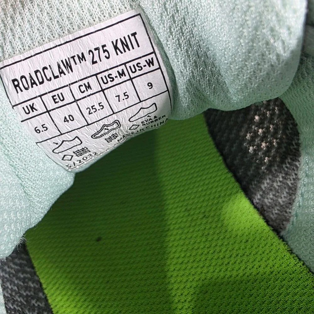 Inov8 Roadclaw 275 Knit Women's Running Shoes Gray Mint‎ Size 7.5